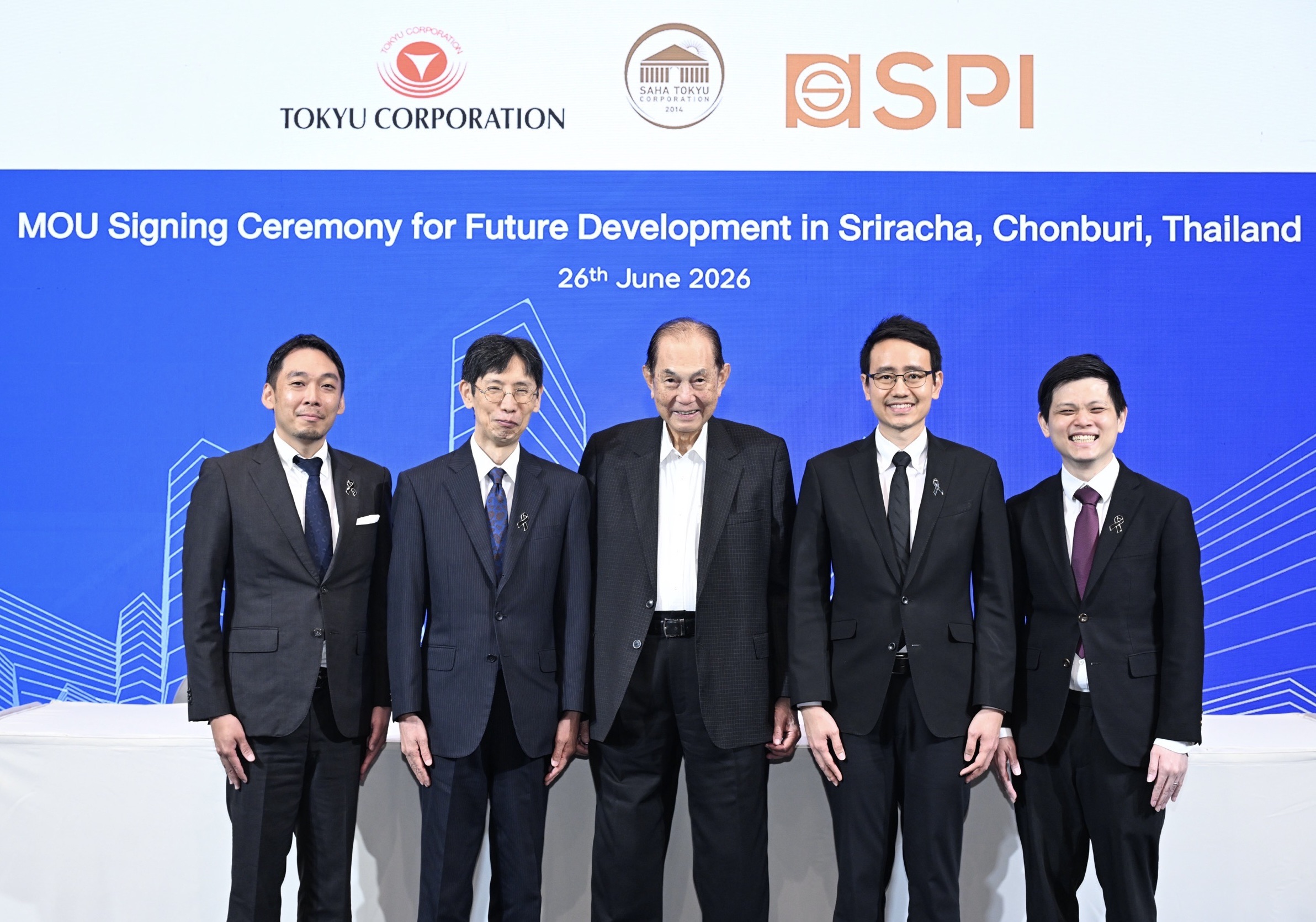 สห โตคิว คอร์ปอเรชั่น จับมือ SPI และโตคิว ศึกษาแนวทางพัฒนา "ศรีราชาแห่งอนาคต" มุ่งสร้างเมืองเศรษฐกิจและคุณภาพชีวิตแห่งใหม่ รองรับการเติบโตของ EEC